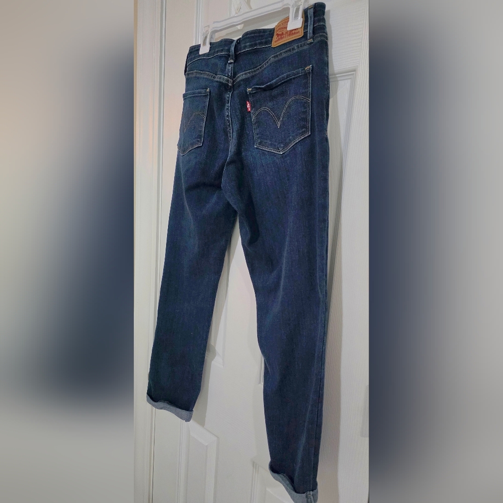 Levi's Women's Skinny Jeans in Deep Indigo - Picture 2 of 5